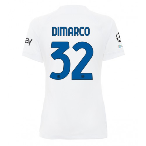 Inter Milan Federico Dimarco #32 Gostujuci Dres za Ženska 2023-24 Kratak Rukav